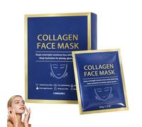 Skinklean Collagen Face Mask, Skinklean Masque Collagene Visage De Nuit, Bio Collagen Real Deep Mask, Masque Hydratant Visage, Deep Hydration, Refreshing And Light, Gentle, Skincare Coréenne (1PC)