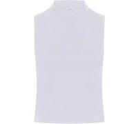 Skinni Fit - Débardeur à col haut - Femme (L) (Blanc) - UTRW5494 Blanc G