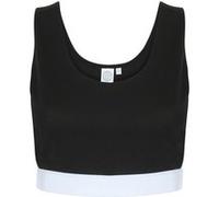 Skinni Fit - Débardeur court - Femme (S) (Noir/blanc) - UTRW5493 Noir/blanc