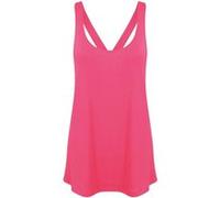 Skinni Fit - Débardeur de sport - Femme (2XL) (Rose néon) - UTRW5491 Rose Néon G