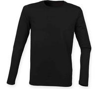 Skinni Fit - "Feel Good" T-shirt manches longues pour homme PC6067 (XL) (Noir)