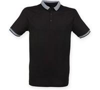Skinni Fit - Polo à manches courtes - Homme (XL) (Noir) - UTRW4745 Noir