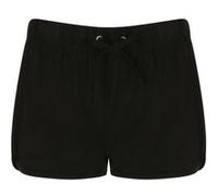 Skinni Fit - Short de sport rétro - Femme (XL) (Noir/Noir) - UTRW2838 Noir/Noir G