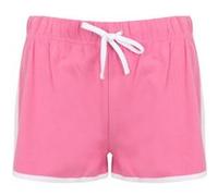 Skinni Fit - Short rétro - Femme (44 FR) (Rose/blanc) - UTPC3562 Rose/blanc G