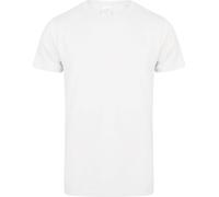 Skinni Fit - T-shirt à manches courtes et col en V - Homme (S) (Blanc) - UTRW4428 Blanc