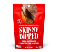 Skinny Dipped - Beurre d'arachide au chocolat noir sans amandes sans gluten - 3.5 oz.