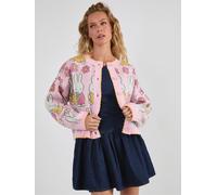 Skinnydip Cardigan Skinnydip Miffy en maille à fleurs