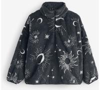 Skinnydip Skinnydip Black Celestial Longline Fleece