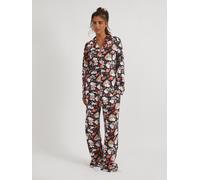 Skinnydip Skinnydip Black Peanuts Snoopy Love Pyjamas and Scrunchie Set
