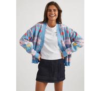 Skinnydip Skinnydip Blue Bow and Tulip Blue Knitted Cardigan