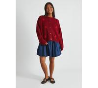 Skinnydip Skinnydip Red Applique Tomato Cardigan