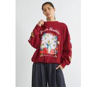 Skinnydip Skinnydip Red Peter Rabbit x Skinnydip Berry Cute Sweatshirt