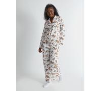 Skinnydip Skinnydip White Disney Fox & the Hound White Pyjamas Set in Ecru