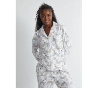 Skinnydip Skinnydip White Peanuts x Skinnydip Snoopy Rainbow Print Pyjama Set in Ecru