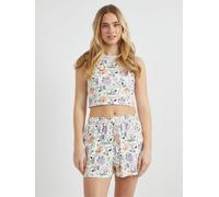 Skinnydip Skinnydip White Snoopy Vest & Short Pyjama Set