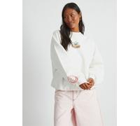 Skinnydip Skinnydip White The Simpsons x Krusty Burger Sweatshirt