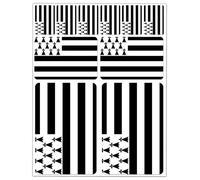 SkinoEu 10 x PVC Autocollant Voiture Auto Moto Drapeau National Bretagne France Flag D 4