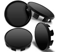 SkinoEu 4 x 68mm Capuchons de Centre Noir Enjoliveurs de Roué Voiture Jante Cache-Moyeux Compatible avec BMW Cache Moyeux Numéro de Pièce: 36136783536 CB 0