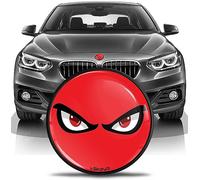 SkinoEu Compatible avec BMW Emblem 51147057794 Insigne de Coffre de Capot Avant 82 mm E81 E87 F07 GT F10 F11 F18 E63 E64 F06 GC F12 F13 Z4 E85 / E86 Rouge en 9