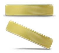 SkinoEu Lot de 2 autocollants 3D en gel silicone pare-chocs autocollant, badge, emblème, tuning pour voiture, moto, casque, vélo doré Or SP 4 G