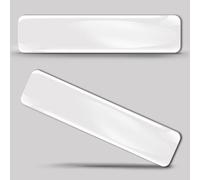 SkinoEu Lot de 2 autocollants 3D en gel silicone pare-chocs autocollant, badge, emblème, tuning pour voiture, moto, casque, vélo Blanc SP 4 W