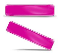 SkinoEu Lot de 2 autocollants 3D en gel silicone pare-chocs autocollant, badge, emblème, tuning pour voiture, moto, casque, vélo Rose SP 4 P