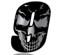 SkinoEu Numéro de départ voiture moto vinyle autocollant crâne tête de mort noir argent autocollant moto motocross sport automobile course numéro tuning 9 N 259