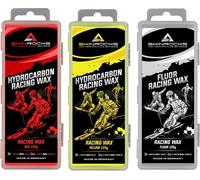 SkinRocks Hydrocarbon & Fluor Profi Wax Mix Ski LL Snowboard Red-Gelb Wax 375g