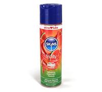 Skins Fruity Watermelon Flavoured Personal Lubricant Water Based Intimate Lube Gel With Long Lasting Natural Feel And Comfort Smooth And Gentle Compatible With Latex Condoms - 4.4 fl oz (130ml)