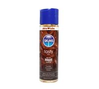 SKINS Lubrifiant double aromatisé au chocolat - Lubrifiant comestible pour le plaisir buccal et les rapports sexuels