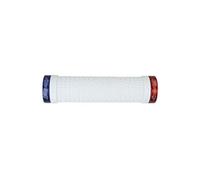Skins poignées Peaty Lock-On 130 mm blanc 2 pièces