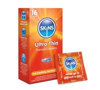 SKINS Préservatifs de santé sexuelle,Très mince-16 Count (Lot de 1)