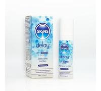 SKINS Spray retardateur pour hommes - Spray désensibilisant naturel - Emballage et flacon discrets - Sans parfum 30ML