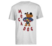 Skins UK - Sid Jenkins Mega Dog Design T-Shirt Homme Gris Eco-Friendly Tee