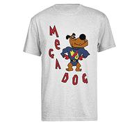 Skins UK - Sid Jenkins Mega Dog Design T-Shirt Homme Gris Eco-Friendly Tee