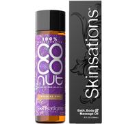 Skinsations - Huile corporelle parfumee - Soul de cachemire - Huile de noix de coco fractionnee a 100% - Huile de parfum pour peau apres douche H