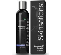 Skinsations - Huile de massage la vanille pour la massothrapie - 8oz | Huile corporelle pour la relaxation des muscles endoloris et l'aromath