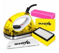 SkinStar Cire pour Skis Jeu de Commencement Fer à Repasser en Brosse Grattoir