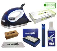SkinStar Cire pour Skis Jeu de Commencement Naturel Brosse Nettoyeur Couverture