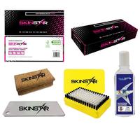 SKINSTAR Cire pour Skis Set, Universel Cire ,Brosse,Grattoir,Nettoyeur