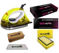 SkinStar Démarreur Ski Cire Kit, Fer de fartage Brosse Cire 5 pièces