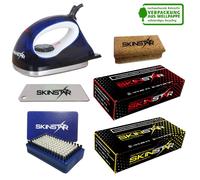 SkinStar Démarreur Ski Cire Set De , Fer à Repasser en Brosse Hydrocarbonwachs