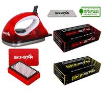 SkinStar Démarreur Ski Cire Set , Fer à Repasser en Cire Brosse Hydrocarbonwachs