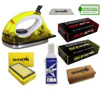 SkinStar Démarreur Ski Cire Set , Fer de Fartage Brosse Hydrocarbonwachs