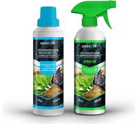 SkinStar Détergent pour couvertures de cheval sans parfum + Spray-On imperméabilisant Rug