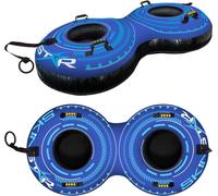 SkinStar Double Snowtube 2er luge Pneus de neige Pneus de glisse Luge Bob bleu