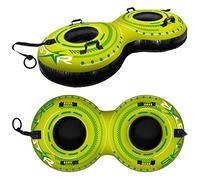 SkinStar Double Snowtube Lot de 2 pneus de luge - Vert
