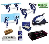 SkinStar Ensemble skiwax Cire pour Skis pour Snowboard avec Fer à Repasser en Cire et Blocage