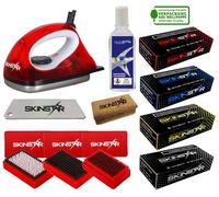 SkinStar Jeu de Commencement, Fer à Farter Brosse Hydrocarbonwachs Grattoir
