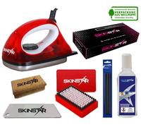 SkinStar Kit De Cire Pour Ski 7 Pièces Avec Fer À Cire